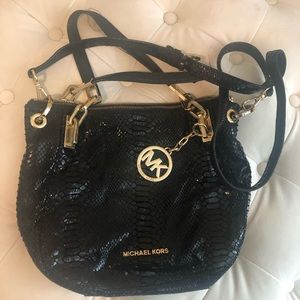 Michael Kors | Black Patent Leather Handbag